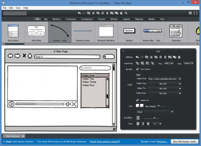 Balsamiq Mockups 