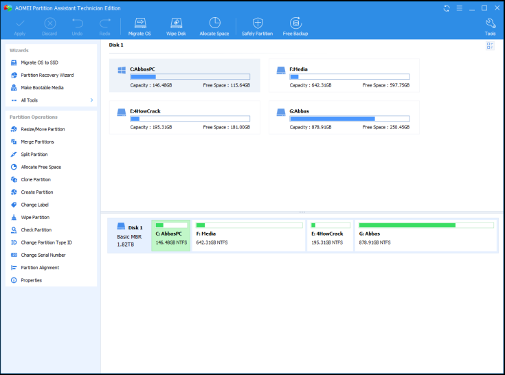 AOMEI Partition Assistant 