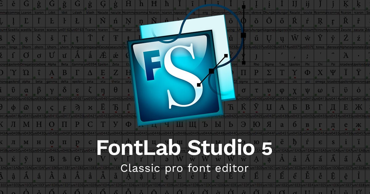 FontLab Studio 