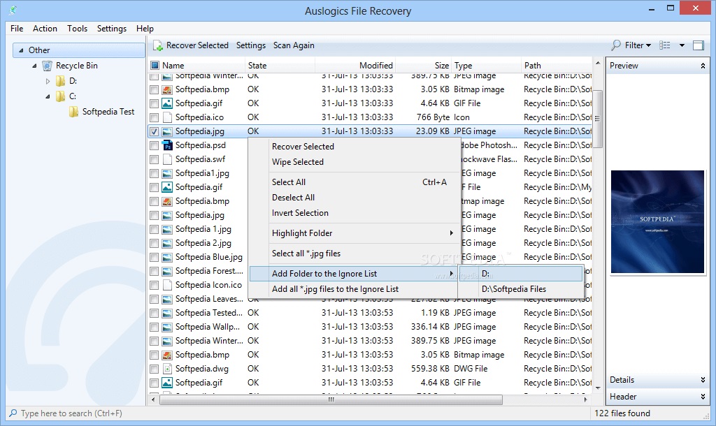 Auslogics File Recovery كراك