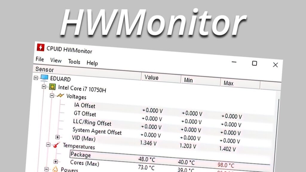 CPUID HWMonitor Pro